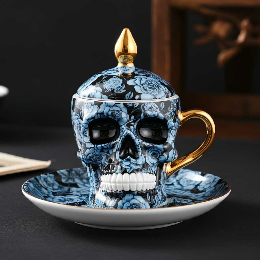 Information about the famous person Add an Edgy Touch to Your Tea Time with a Skull Shaped Teacup