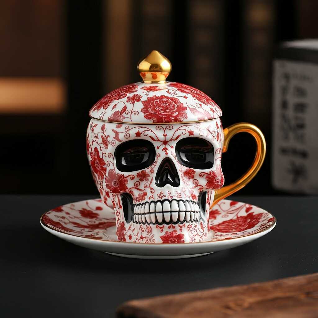 Information about the famous person Add an Edgy Touch to Your Tea Time with a Skull Shaped Teacup