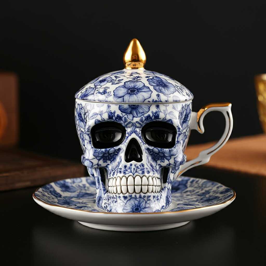 Information about the famous person Add an Edgy Touch to Your Tea Time with a Skull Shaped Teacup