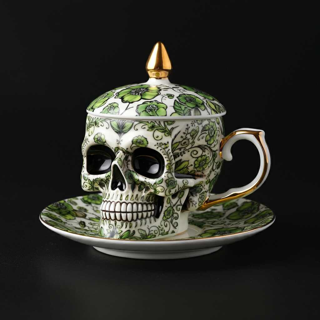 Information about the famous person Add an Edgy Touch to Your Tea Time with a Skull Shaped Teacup