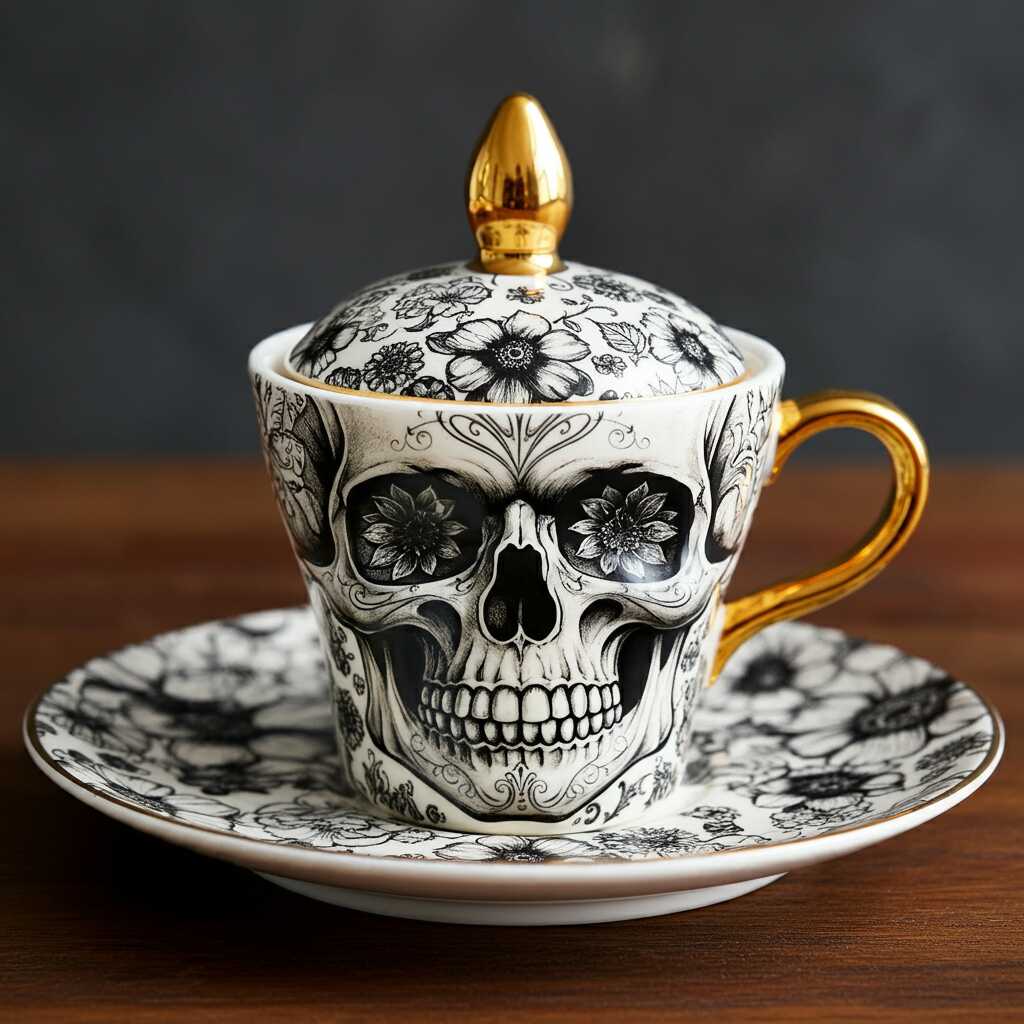 Information about the famous person Add an Edgy Touch to Your Tea Time with a Skull Shaped Teacup