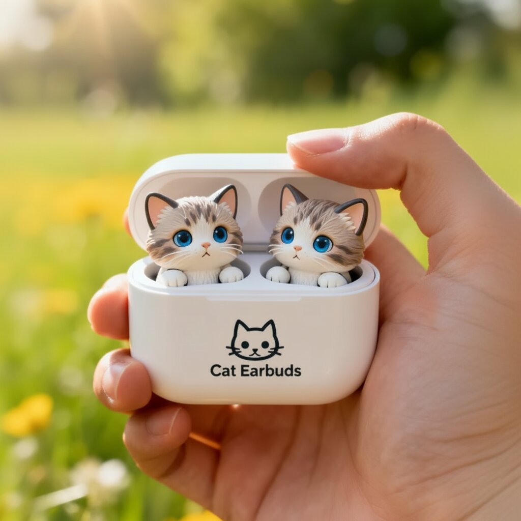 Cat Shaped Earbuds: Where Audio Tech Meets Feline Design