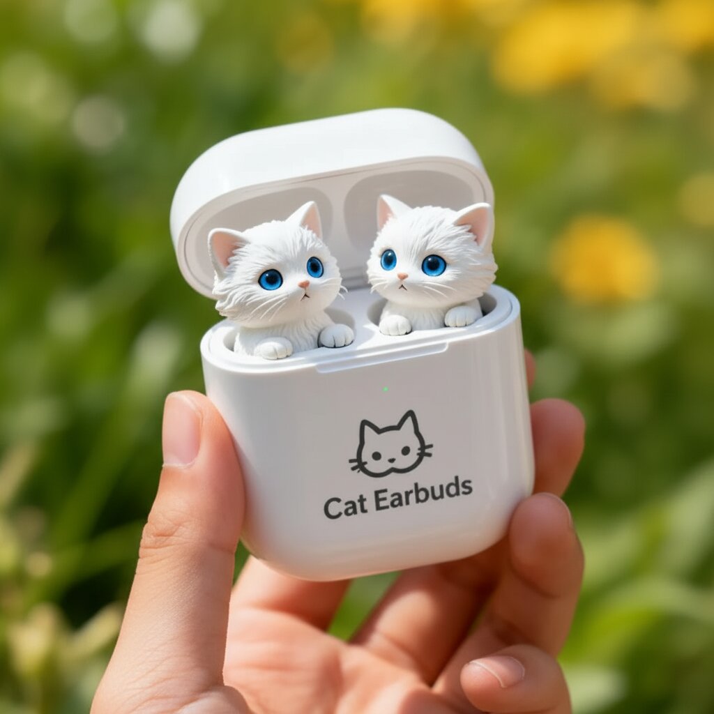 Cat Shaped Earbuds: Where Audio Tech Meets Feline Design