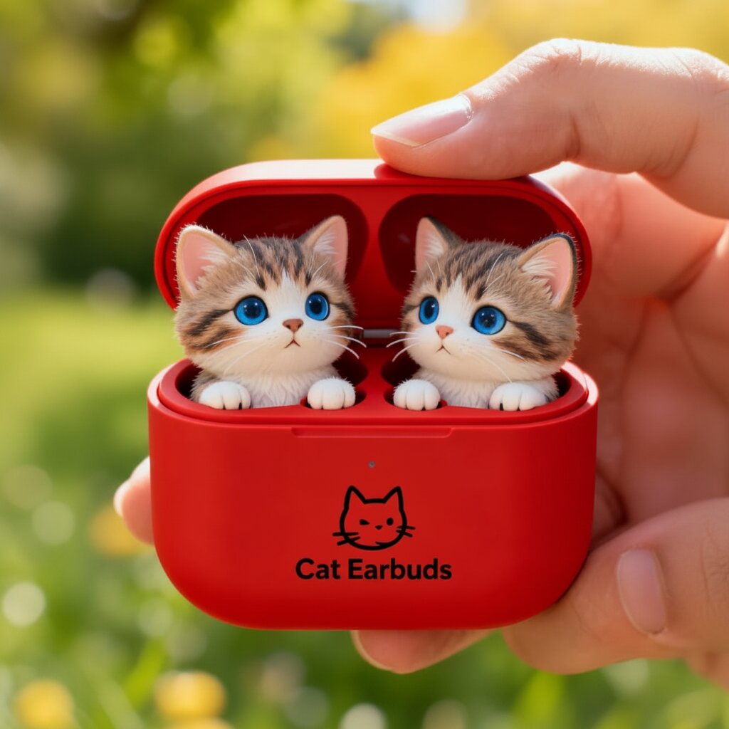Cat Shaped Earbuds: Where Audio Tech Meets Feline Design