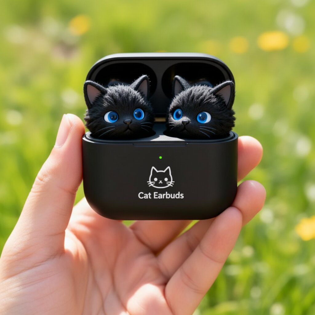 Cat Shaped Earbuds: Where Audio Tech Meets Feline Design