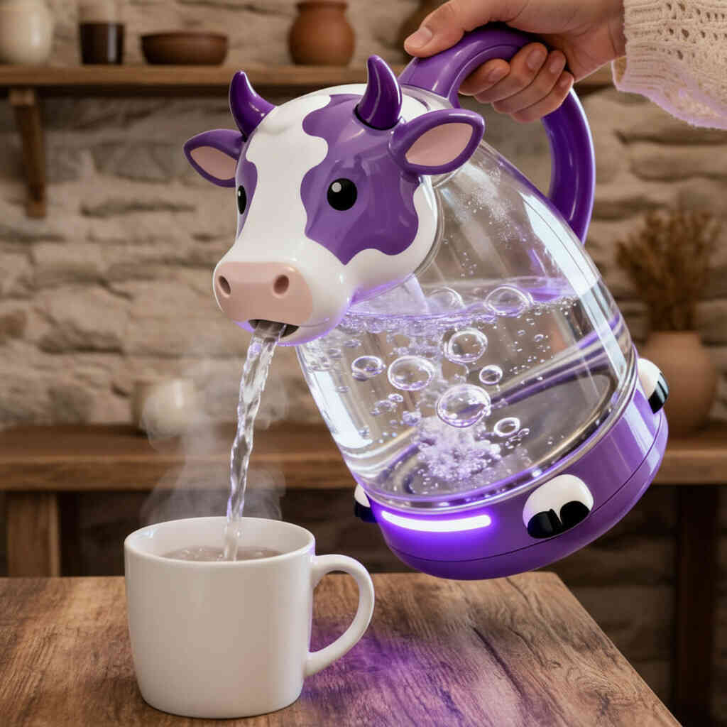 The Charm of Cow Shaped Electric Kettles in Modern Homes