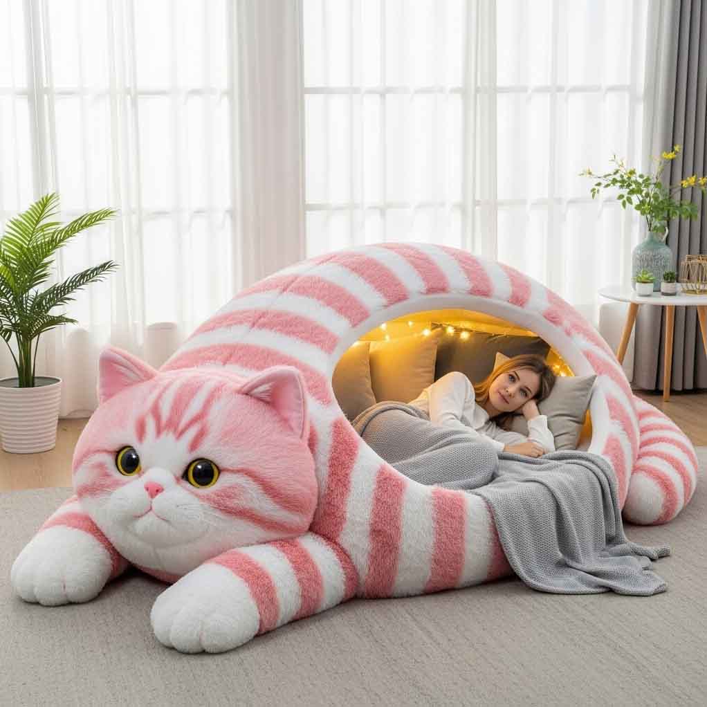 Integrating Giant Cat Shaped Loungers Into Your Living Space Naturally Integrating Giant Cat Shaped Loungers Into Your Living Space Naturally
