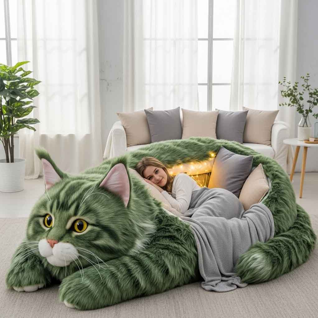 Integrating Giant Cat Shaped Loungers Into Your Living Space Naturally Integrating Giant Cat Shaped Loungers Into Your Living Space Naturally
