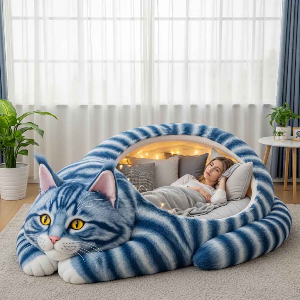 Integrating Giant Cat Shaped Loungers Into Your Living Space Naturally Integrating Giant Cat Shaped Loungers Into Your Living Space Naturally