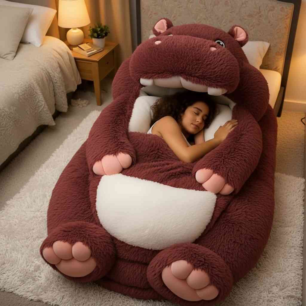 Hippo Inspired Sleeping Bags: Where Wildlife Art Meets Rest Hippo Inspired Sleeping Bags: Where Wildlife Art Meets Rest