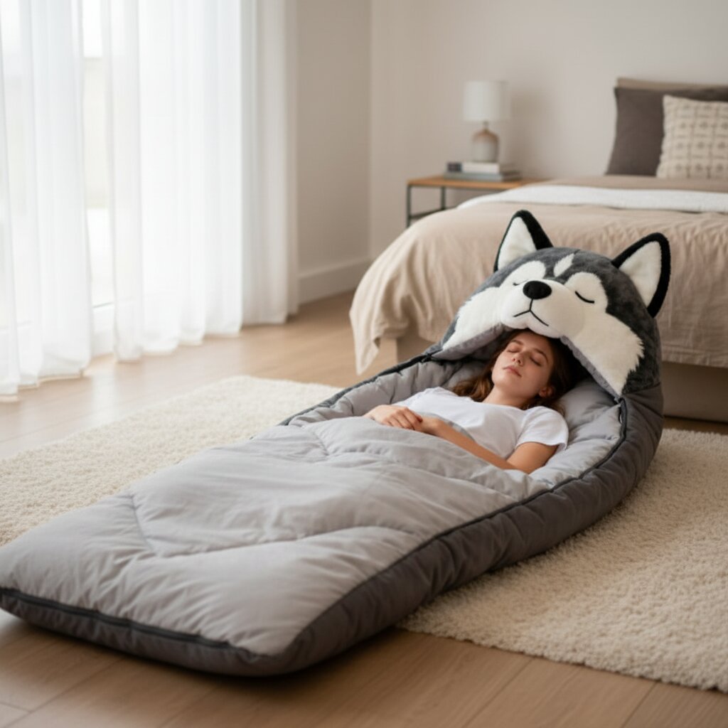 Husky Shaped Sleeping Bag: Features & Design Explained Husky Shaped Sleeping Bag: Features & Design Explained