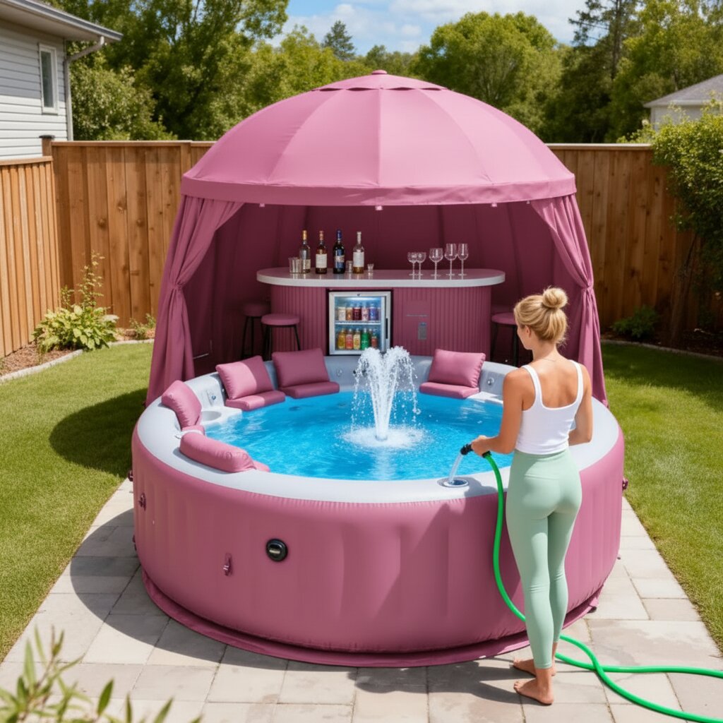 Inflatable Pool With A Fridge: Creating Your Summer Chill Zone