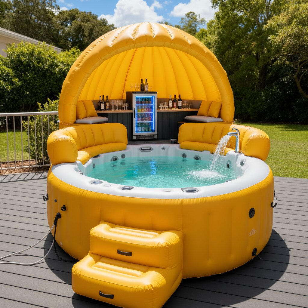Inflatable Pool With A Fridge: Creating Your Summer Chill Zone