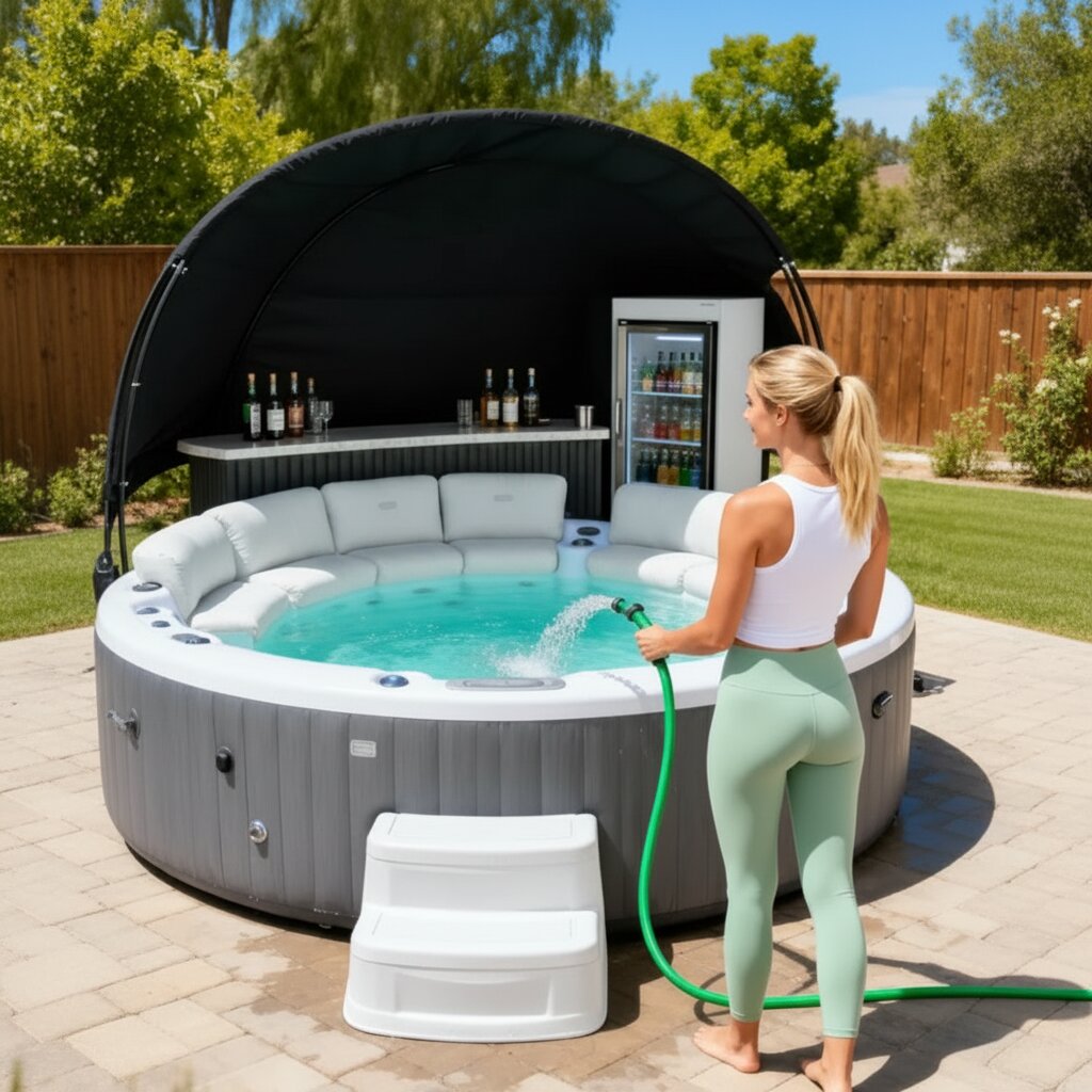 Inflatable Pool With A Fridge: Creating Your Summer Chill Zone