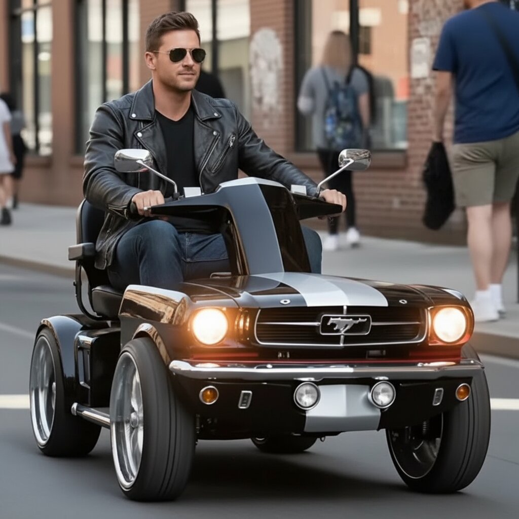 Mustang Inspired Mobility Scooter: Power, Style & Independence Mustang Inspired Mobility Scooter: Power, Style & Independence