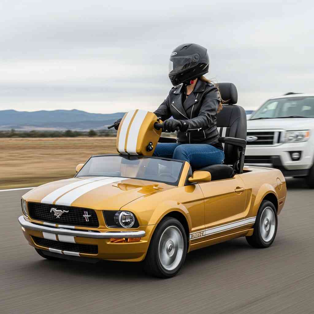Mustang Inspired Mobility Scooter: Power, Style & Independence Mustang Inspired Mobility Scooter: Power, Style & Independence