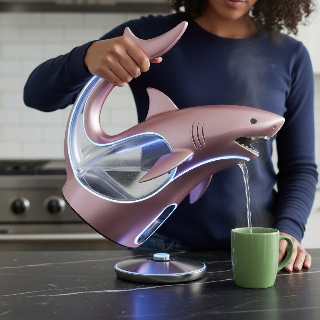 Ocean Kitchen Decor: Sea Creature Shaped Electric Kettles Ocean Kitchen Decor: Sea Creature Shaped Electric Kettles