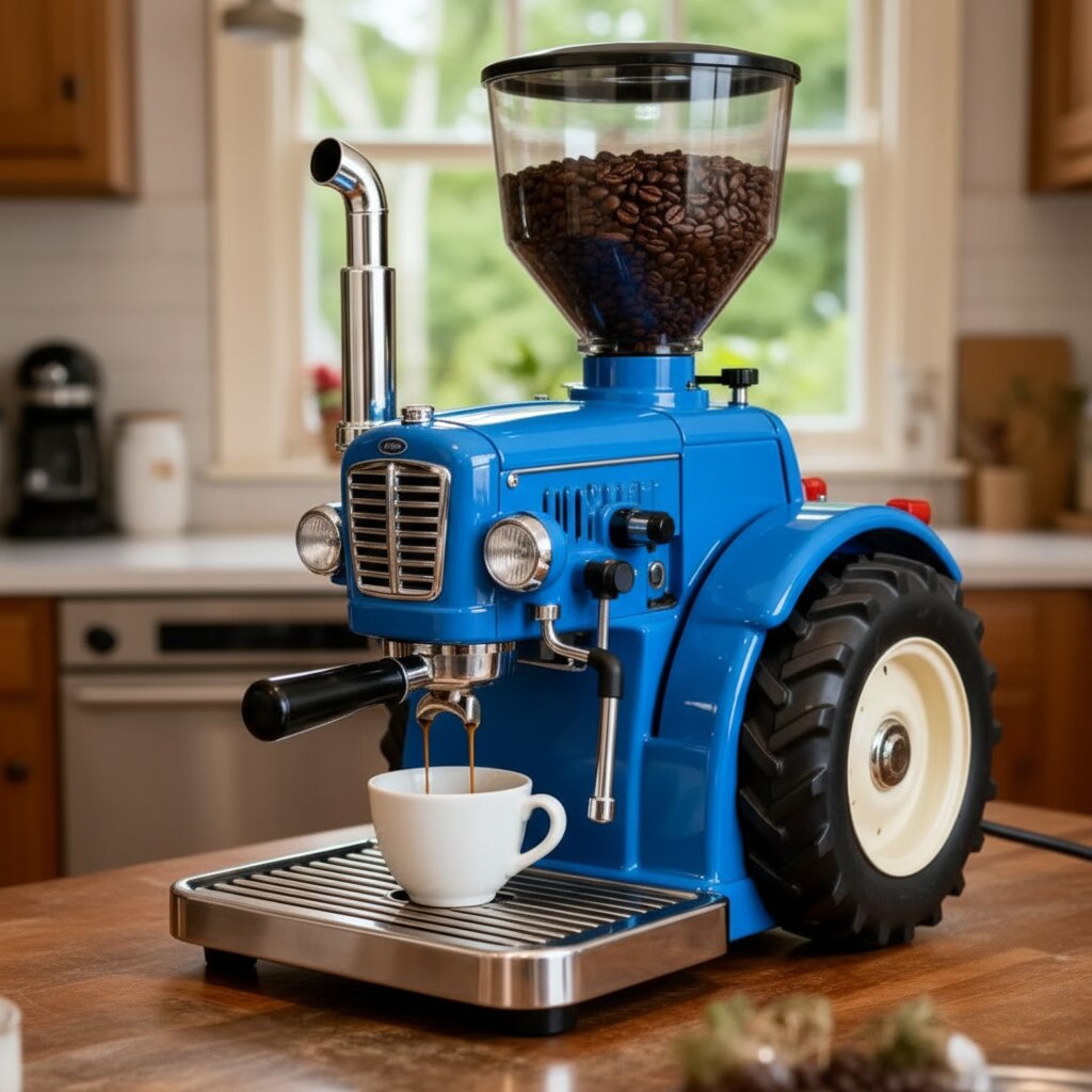Tractor Shaped Coffee Maker: Farm Culture Meets Coffee Rituals