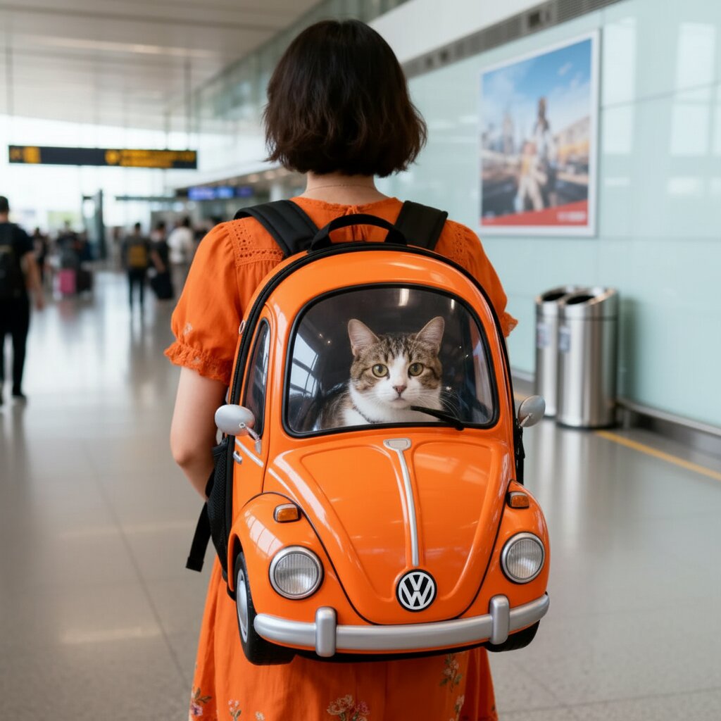 Volkswagen Beetle Cat Backpack: Design, Comfort & Pet Safety