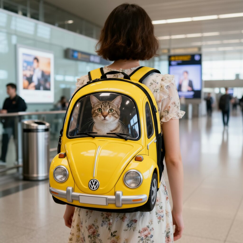 Volkswagen Beetle Cat Backpack: Design, Comfort & Pet Safety