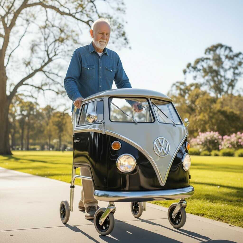 Volkswagen Hippy Bus Walkers: The Nostalgia Behind the Design