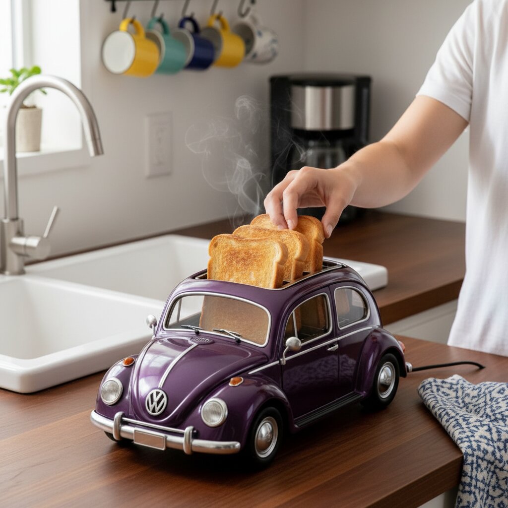 VW Beetle Shaped Toaster: Styling Ideas for Modern Kitchens VW Beetle Shaped Toaster: Styling Ideas for Modern Kitchens