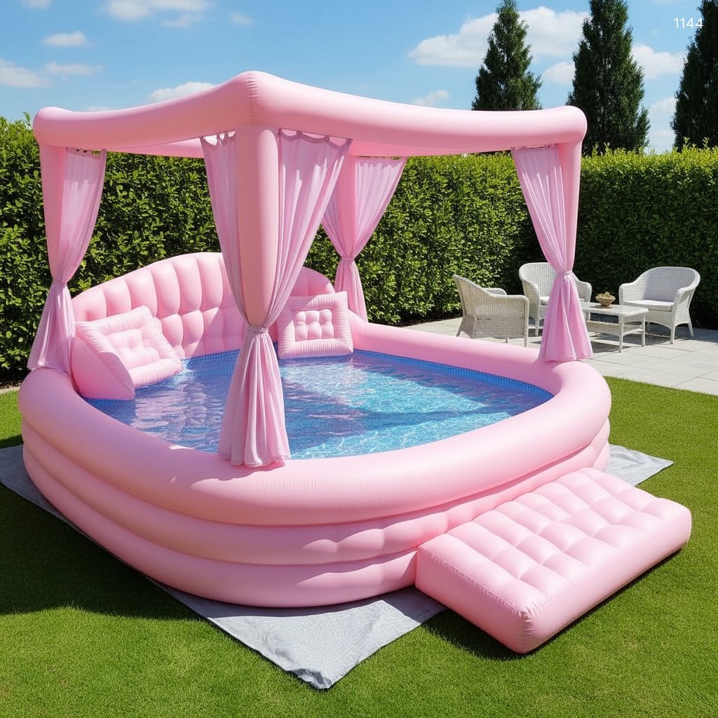 Float in elegance with an inflatable pool bed: Perfect for ultimate relaxation