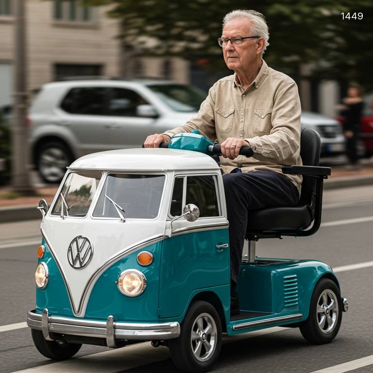 Groovy Rides: Volkswagen Hippy Van Mobility Scooters for Retro Style and Freedom