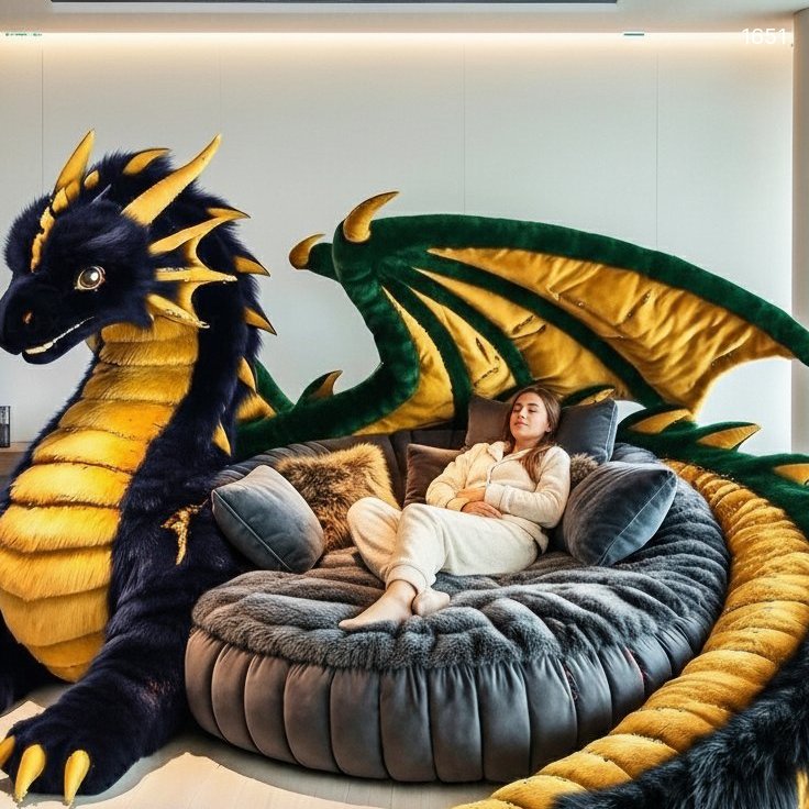 The Art of Fantasy Decor: Integrating Dragon Shaped Loungers into Modern Homes