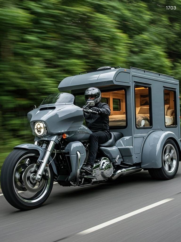 Custom Motorcycle Camper | Luxury Mobile RV & Adventure Trailer Custom Motorcycle Camper | Luxury Mobile RV & Adventure Trailer