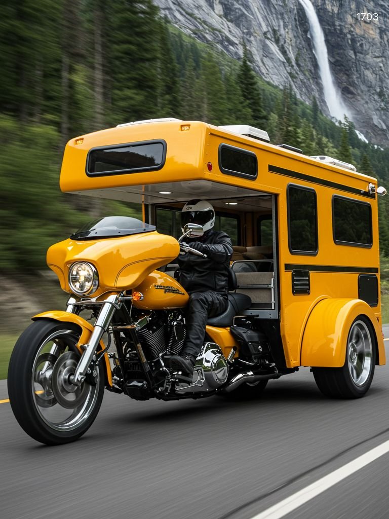 Custom Motorcycle Camper | Luxury Mobile RV & Adventure Trailer Custom Motorcycle Camper | Luxury Mobile RV & Adventure Trailer
