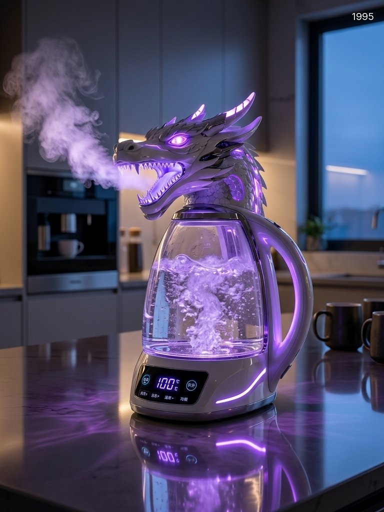 Unique Dragon Lover Gift - Electric LED Dragon Kettle