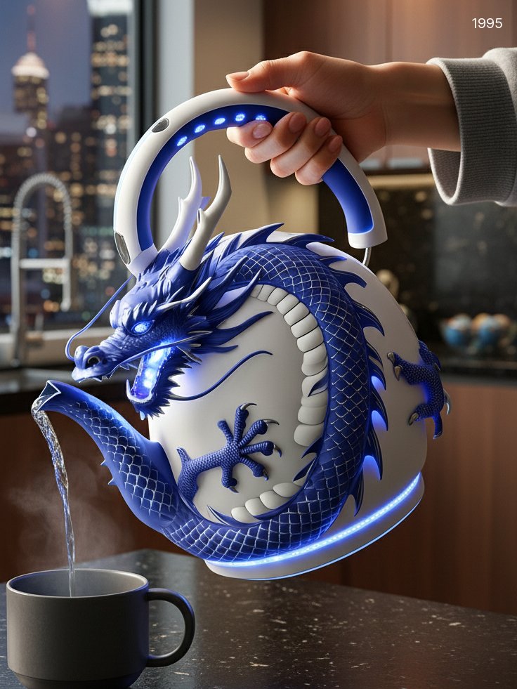Unique Dragon Lover Gift - Electric LED Dragon Kettle Unique Dragon Lover Gift - Electric LED Dragon Kettle