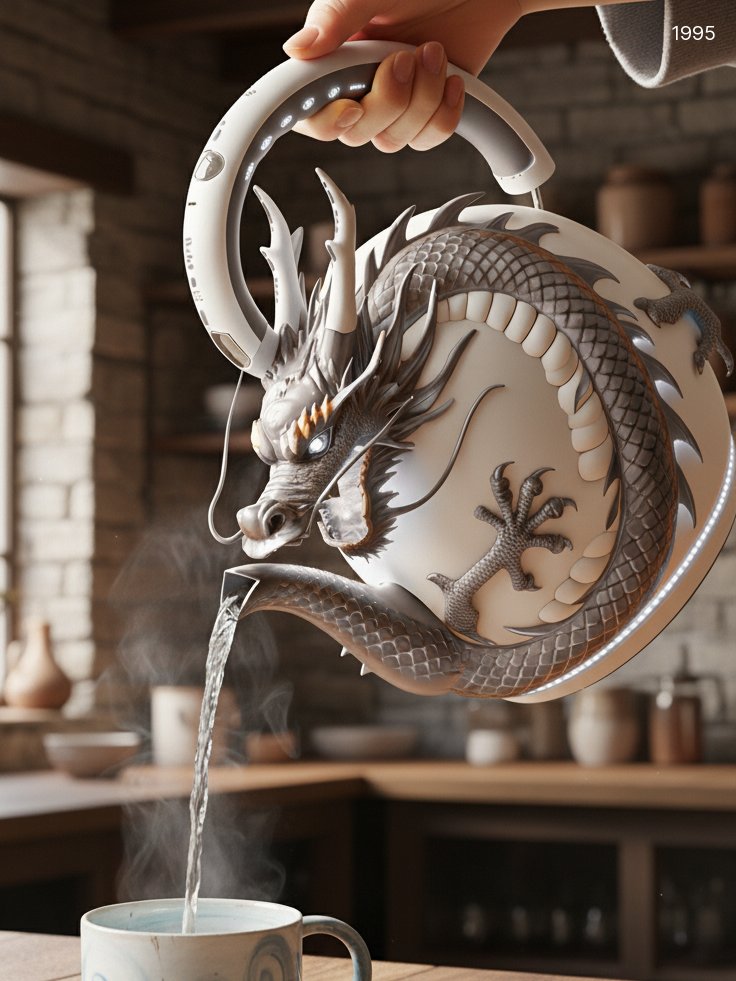 Unique Dragon Lover Gift - Electric LED Dragon Kettle Unique Dragon Lover Gift - Electric LED Dragon Kettle