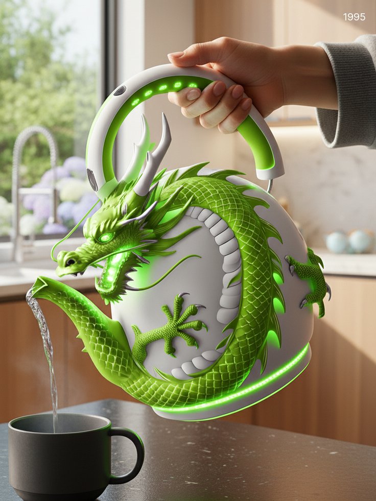 Unique Dragon Lover Gift - Electric LED Dragon Kettle Unique Dragon Lover Gift - Electric LED Dragon Kettle
