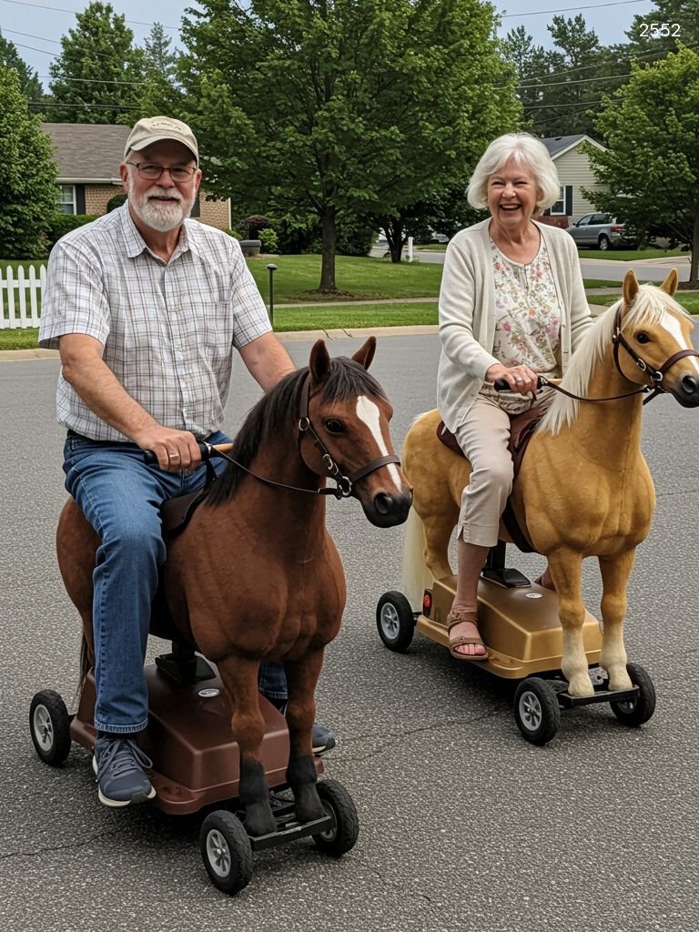 Electric Horse Shaped Mobility Scooters | Novelty Ride-On Horse Vehicles Electric Horse Shaped Mobility Scooters | Novelty Ride-On Horse Vehicles