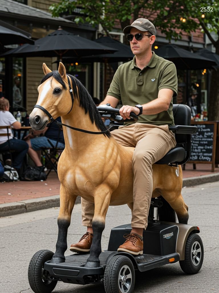 Electric Horse Shaped Mobility Scooters | Novelty Ride-On Horse Vehicles Electric Horse Shaped Mobility Scooters | Novelty Ride-On Horse Vehicles
