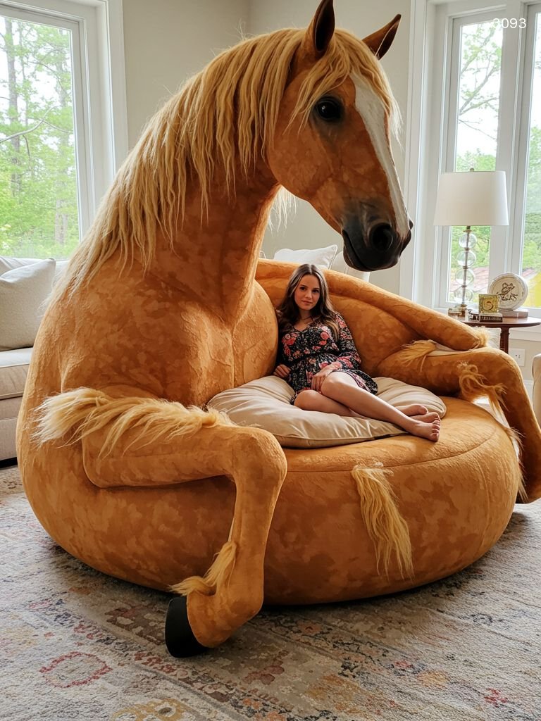 Giant Horse Loungers - Unique Horse Shaped Chair for Home Giant Horse Loungers - Unique Horse Shaped Chair for Home