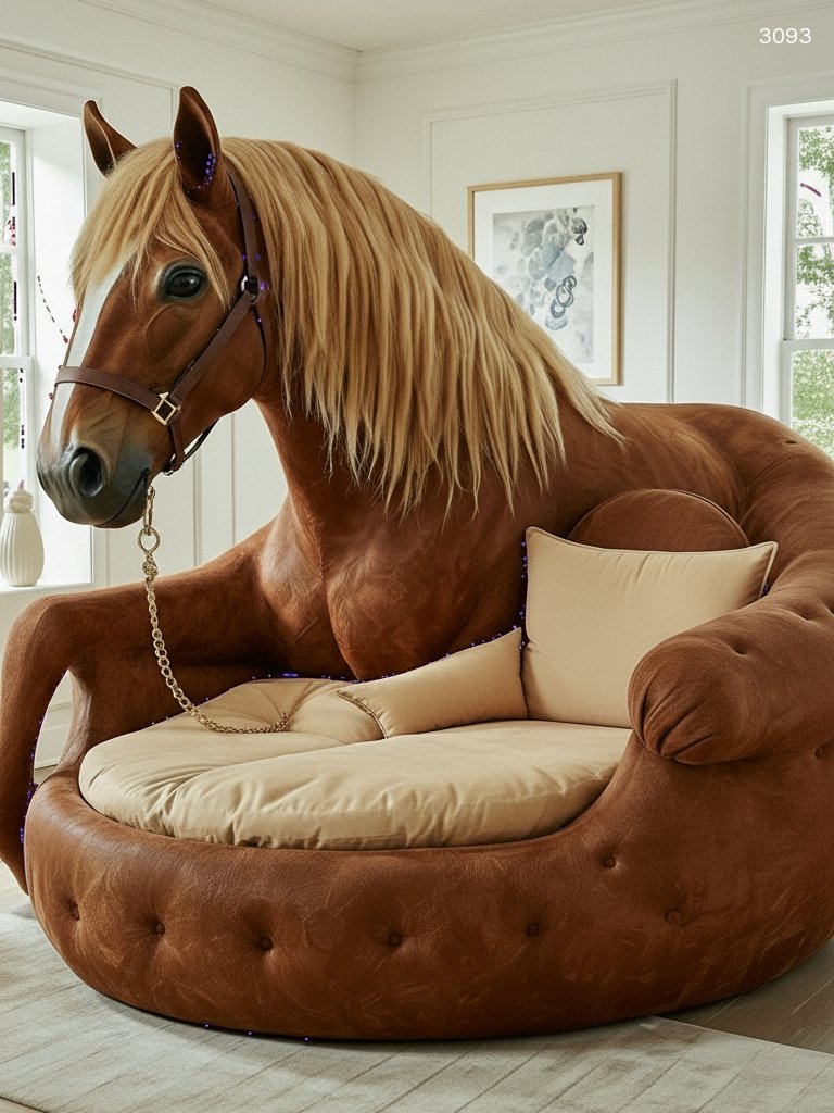 Giant Horse Loungers - Unique Horse Shaped Chair for Home
