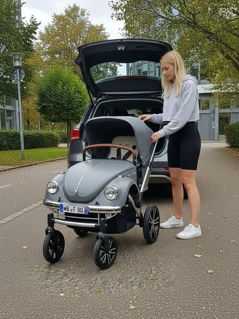 Drive in Style: The Ultimate Classic VW Beetle Inspired Baby Stroller Drive in Style: The Ultimate Classic VW Beetle Inspired Baby Stroller