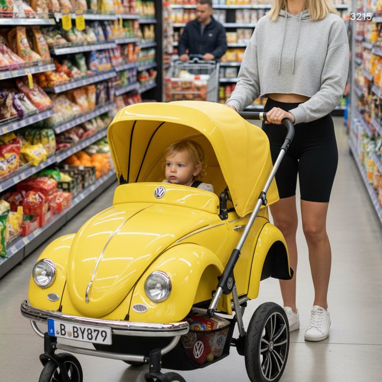 Retro Rides: Volkswagen Bus Stroller for Stylish Family Adventures