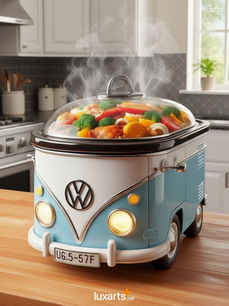 Volkswagen Bus Shaped Slow Cookers: Combining Vintage Charm with Kitchen Innovation Volkswagen Bus Shaped Slow Cookers: Combining Vintage Charm with Kitchen Innovation