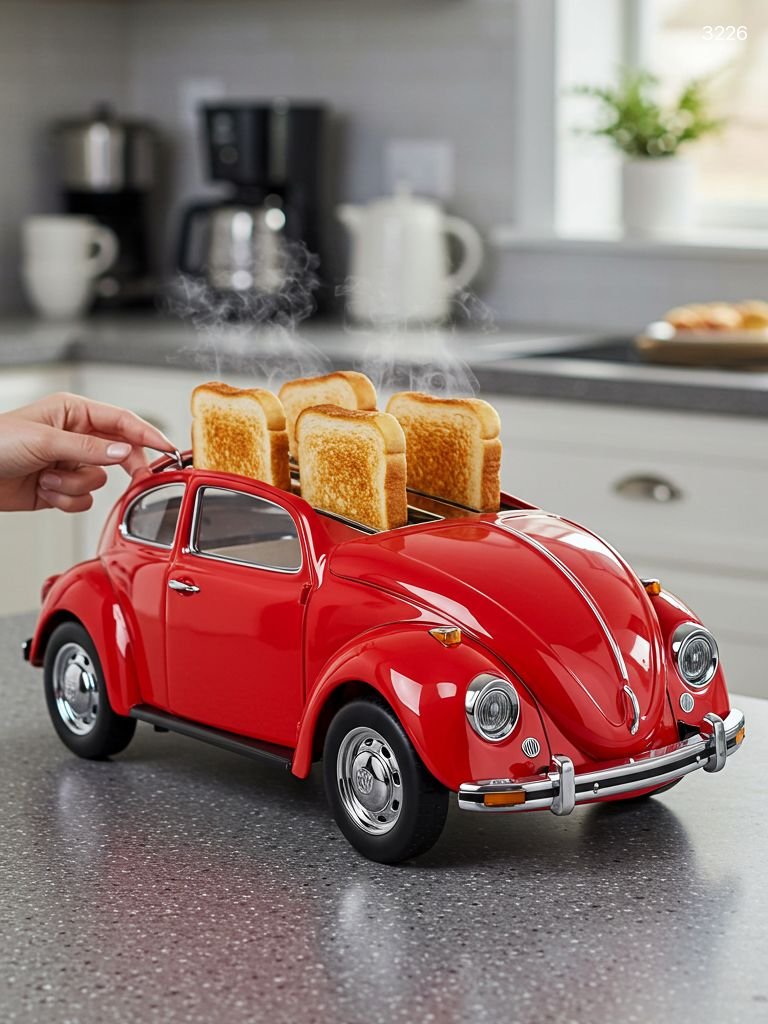 VW Beetle Shaped Toaster: Styling Ideas for Modern Kitchens
