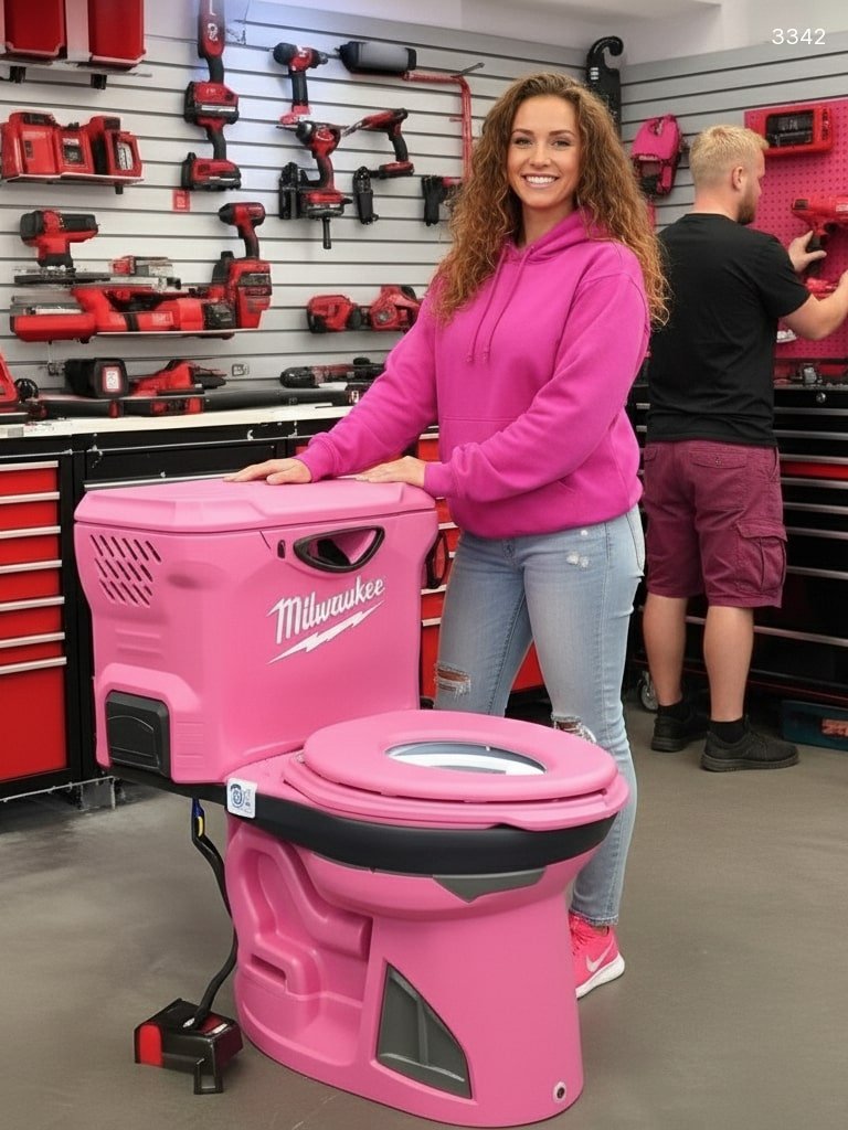 Residential Power Tool Inspired Toilet - Bring Workshop Style to Your Home Bathroom Residential Power Tool Inspired Toilet - Bring Workshop Style to Your Home Bathroom