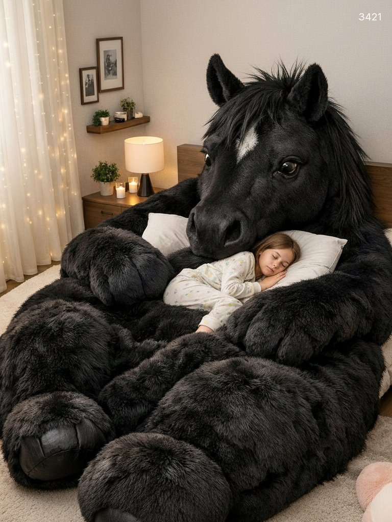 Giant Horse Shaped Beds - Plush & Cozy Sleep Experience