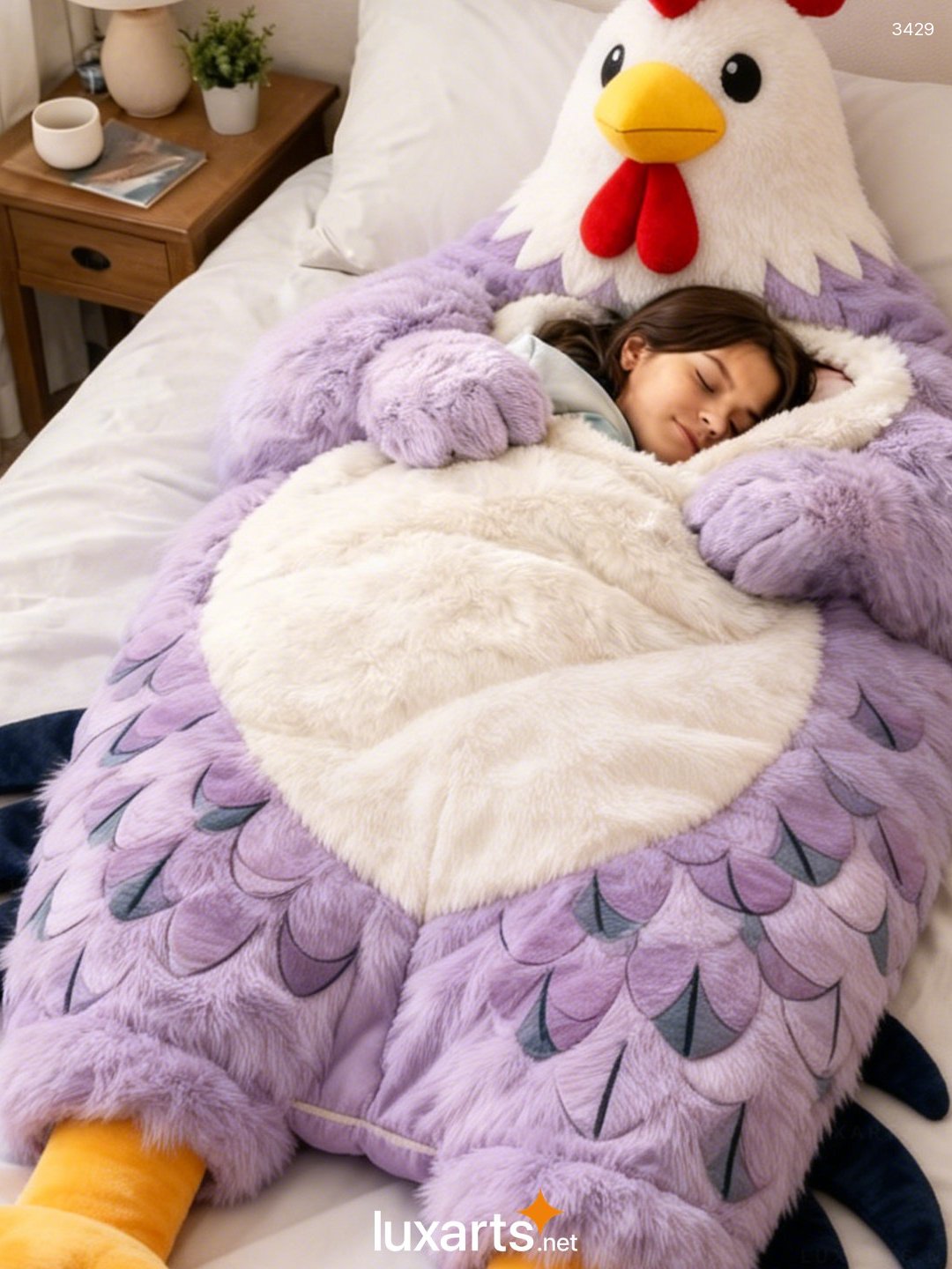 Giant Rooster Sleeping Bag | Cozy Novelty Chicken Sleeping Bag Giant Rooster Sleeping Bag | Cozy Novelty Chicken Sleeping Bag