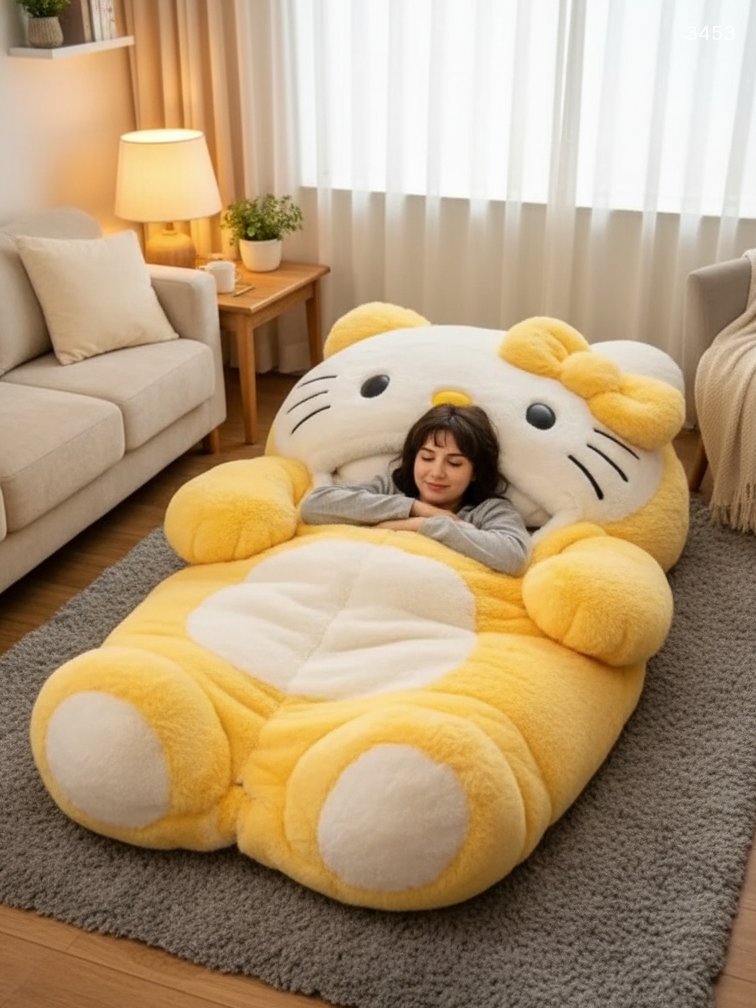 Hello Kitty Sleeping Bag - Adorable Plush Slumber Bag for Kids & Adults