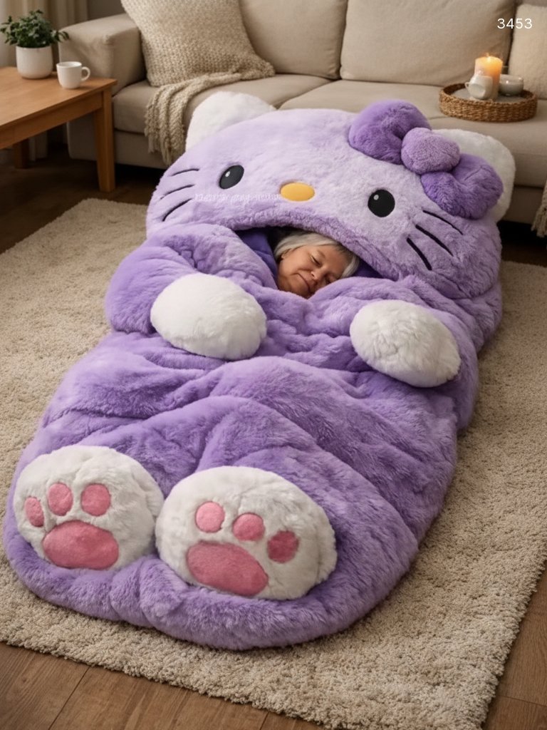 Hello Kitty Sleeping Bag - Adorable Plush Slumber Bag for Kids & Adults