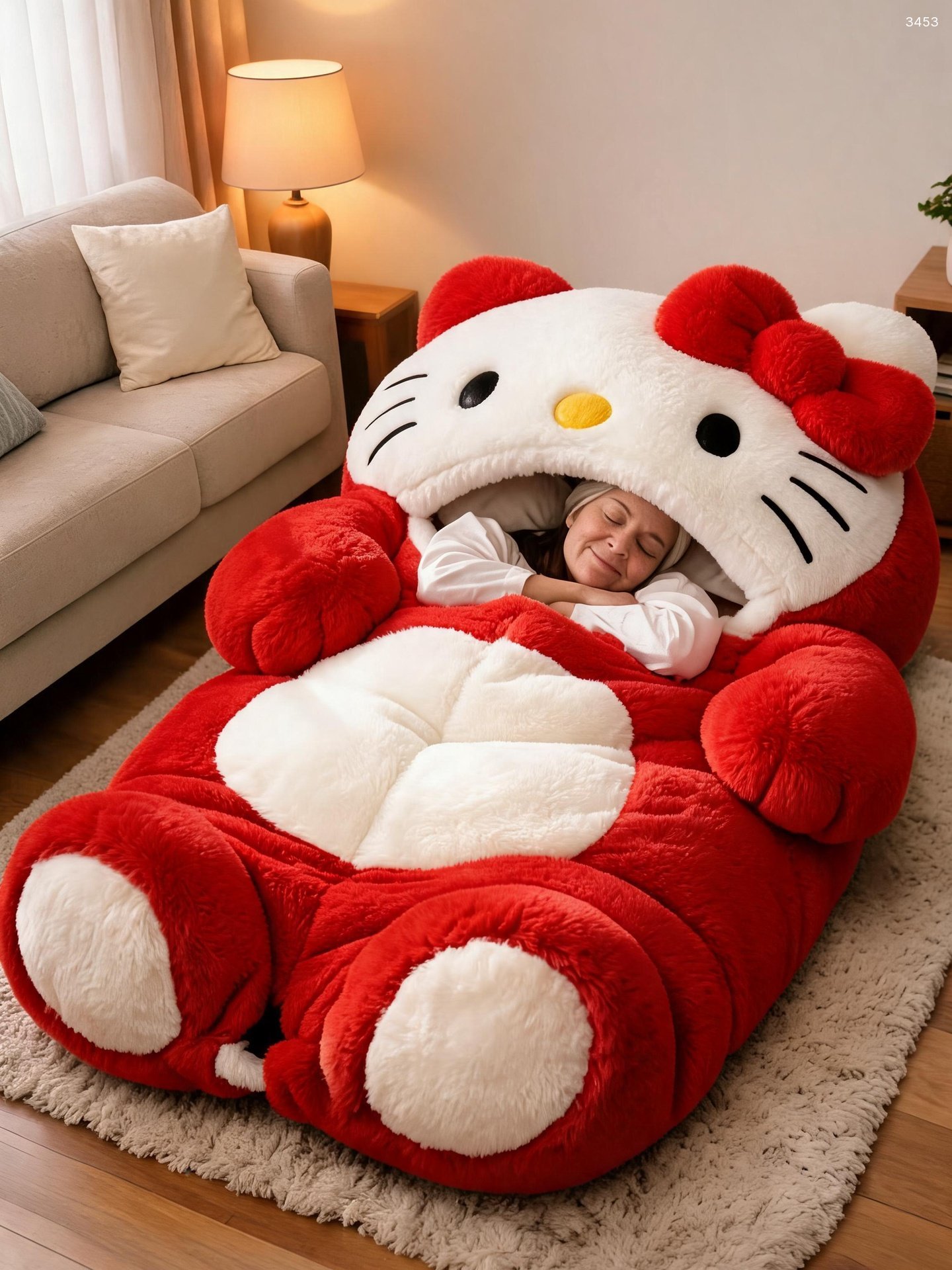 Hello Kitty Sleeping Bag - Adorable Plush Slumber Bag for Kids & Adults