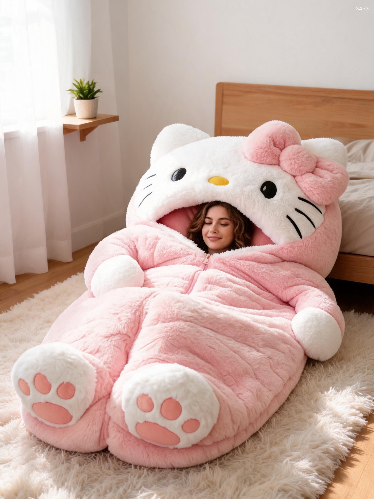 Hello Kitty Sleeping Bag - Adorable Plush Slumber Bag for Kids & Adults